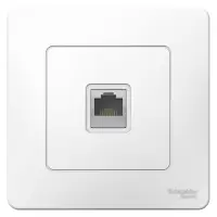 BLANCA скрытой установки розетка компьютерная RJ45, белый