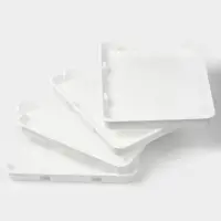 Набор лотков для заморозки продуктов Альтернатива, пластик, 34.7&times;29&times;4.3 см, 4 шт., белый