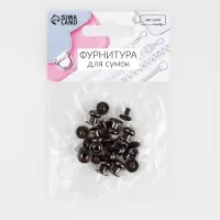 Кобурный винт d=7.9/8.5&times;8.5 мм, 10 шт., цвет чёрный никель