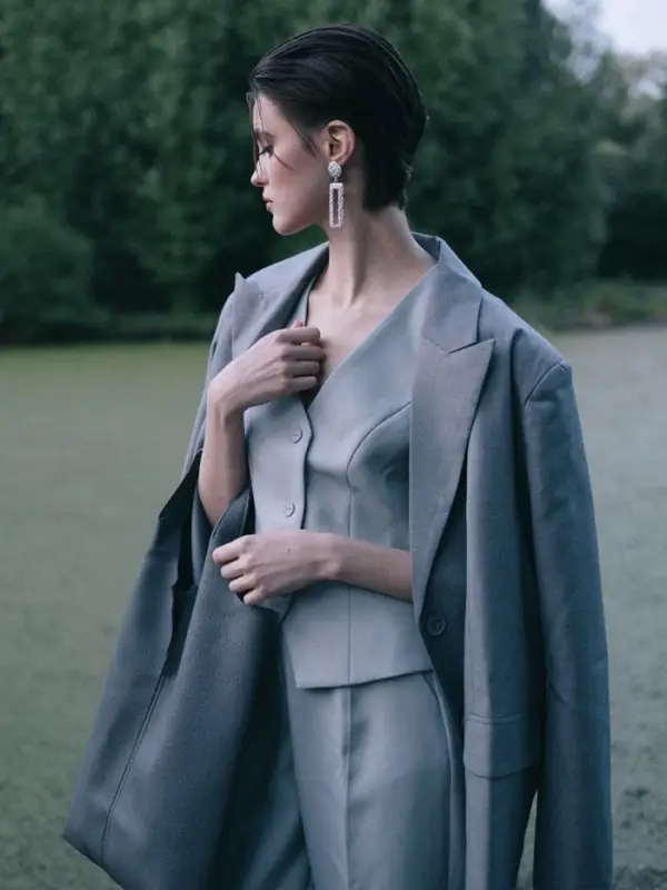 Серьги металл &laquo;Карибы&raquo;, длинный прямоугольник, цвет серебро