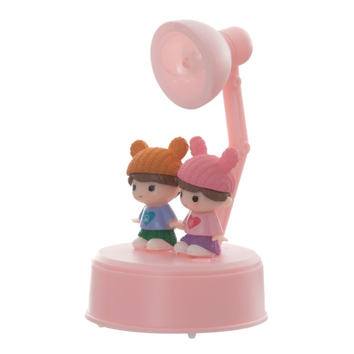 Ночник Ночник "Друзья" LED от батареек 3хААА 7,7х7,5х12,5 см RISALUX