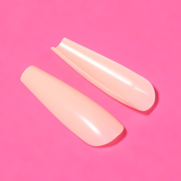 Накладные ногти «Base», 100 шт, в контейнере, цвет бежевый Накладные ногти «Base», 100 шт, в контейнере, цвет бежевый