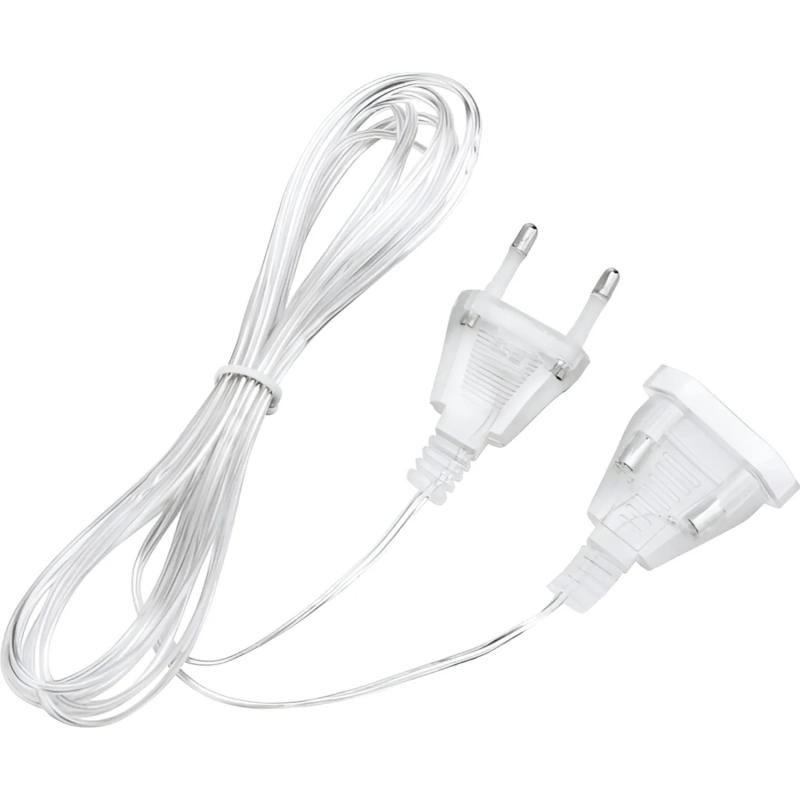 Удлинитель для домашних гирлянд 3 м, прозрачный ПВХ 315-424