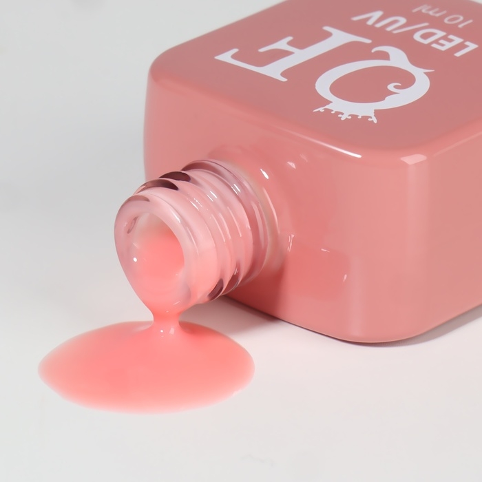 Гель лак для ногтей «GENTLE», 3-х фазный, 10 мл, LED/UV, цвет розовый (3)