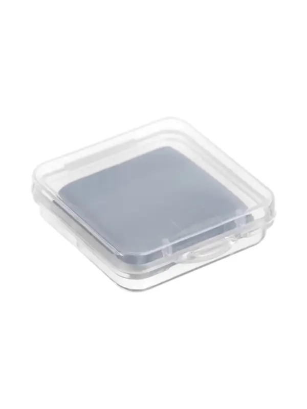 Ластик клячка, набор, 3 штуки, прямоугольные, серый, 37&times;35&times;0.9 мм, в коробочке