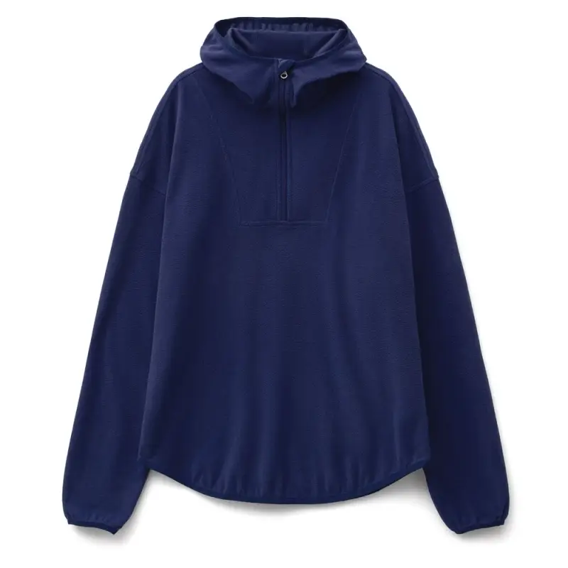 Анорак флисовый унисекс Fliska, темно-синий, размер M/L Анорак флисовый унисекс Fliska, темно-синий, размер M/L