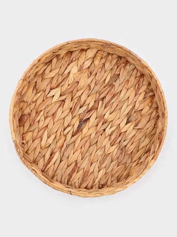 Корзинка для подачи Доляна &laquo;Камыш&raquo;, d=32 см, из соломы
