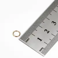 Кольцо соединительное 0.8&times;6 мм (набор 50 г, &plusmn; 570 шт.) СМ-976, цвет золото