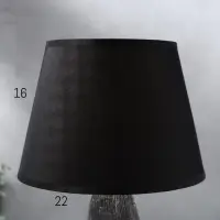 Лампа настольная 16446/1GR E14 40 вт серо-черный 22&times;22&times;34 см RISALUX