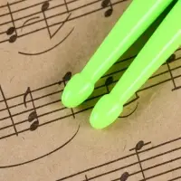 Барабанные палочки Music Life, 5A, нейлон, зеленые