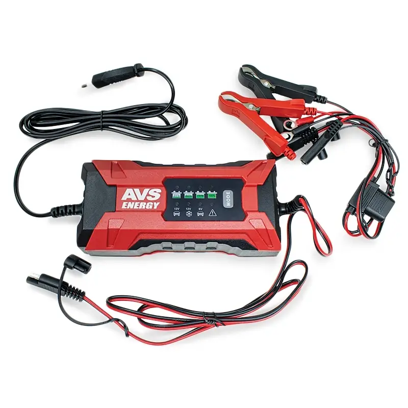 Зарядное устройство для автомобильного аккумулятора AVS BT-2S (2A, 25W) 6/12V