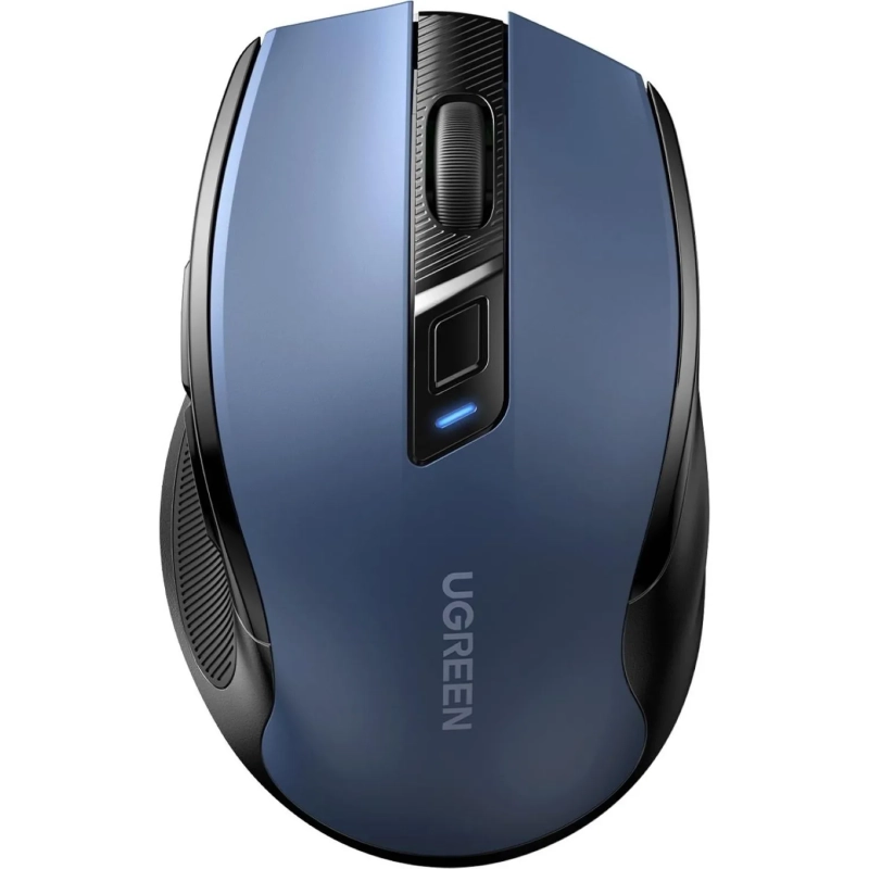 Мышь компьютерная UGREEN MU006 (25753),беспров/4000DPI/Silence/2.4,синий