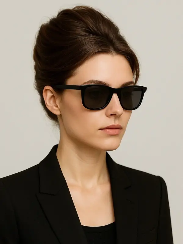 Очки солнцезащитные OneSun, UV 400, дужка 15 см, ширина 15 см, линза 5&times;6 см, чёрные