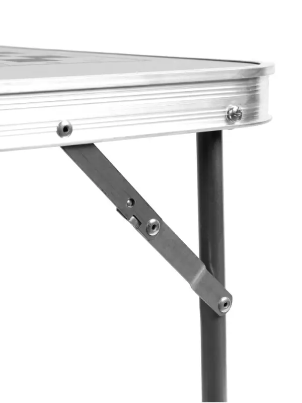 Стол туристический складной, 70&times;50&times;60 см, пластик, цвет металлик с принтом шахматная доска