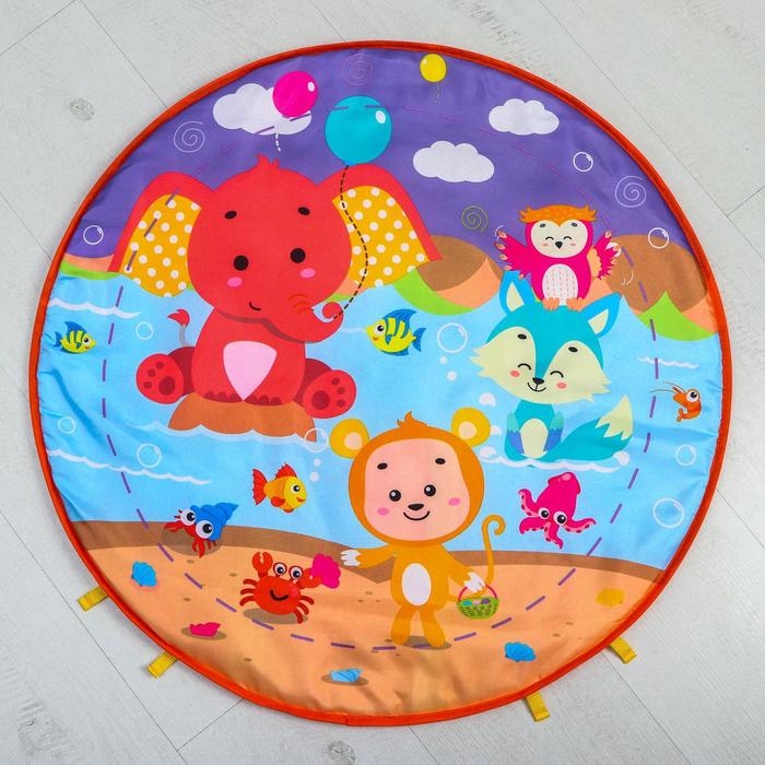Развивающий коврик «Игра малыша», с пианино, круглый, голубой Развивающий коврик «Игра малыша», с пианино, круглый, голубой