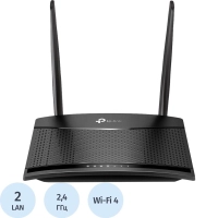 Маршрутизатор беспроводной TP-Link TL-MR100 N300 10/100BASE-TX/4G(3G) cat.4