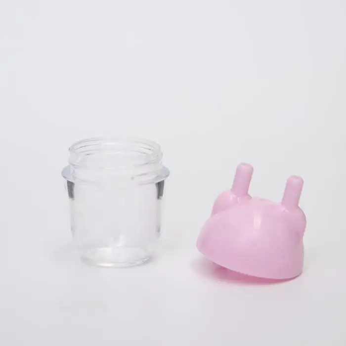 Детский назальный аспиратор с отводной трубкой «Мишка», цвет розовый