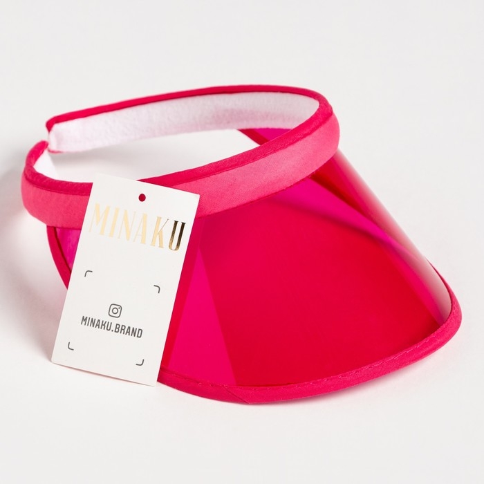 Козырёк женский MINAKU цвет розовый, р-р 56-58