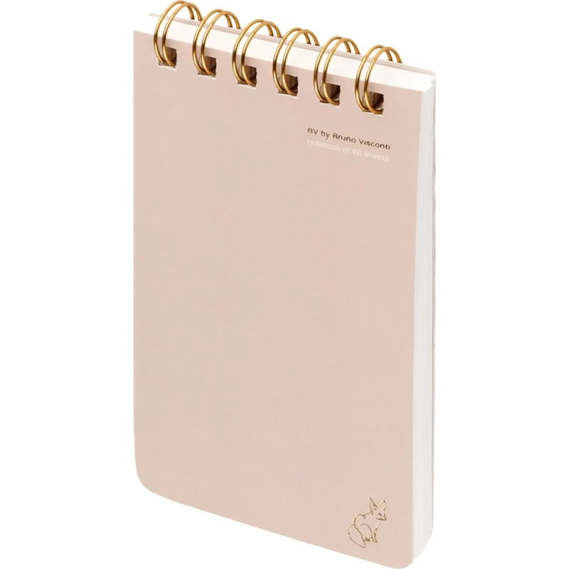 Блокнот BV CUTE A6- 100л линейка гребень TOTAL BEIGE 3-100-005/17
