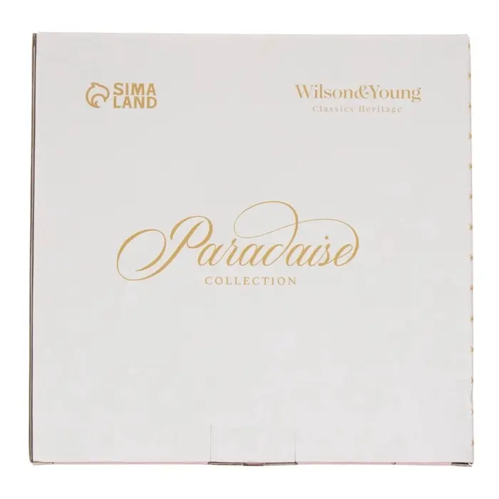 Тарелки WY Eternal, d=25.5 см, обеденные, набор 2 шт., фарфор, белые