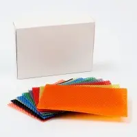 Вощина цветная для создания свечей, 10 цветов + фитиль