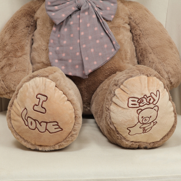 Мягкая игрушка «Мишка», с бантом в горошек, 80 см Мягкая игрушка «Мишка», с бантом в горошек, 80 см