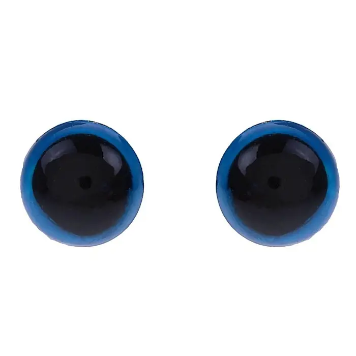 Глазки для кукол, винтовые с заглушками, полупрозрачные, набор 4 шт. 0.8×0.8 см, голубые Глазки для кукол, винтовые с заглушками, полупрозрачные, набор 4 шт. 0.8×0.8 см, голубые