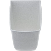 Ведро мусорное пласт 7л прям сер с черн крыш-маят мрамор 210х370х200мм_СПБ