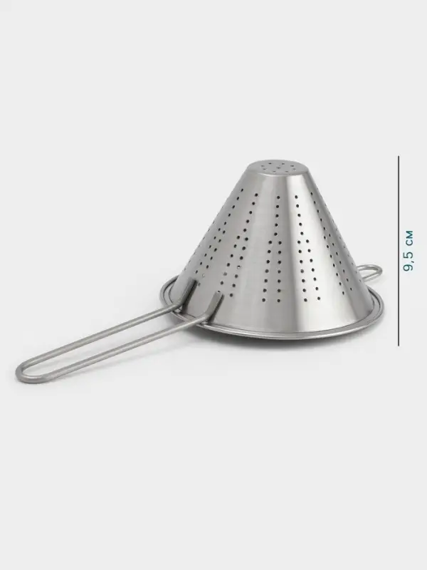 Дуршлаг конический Hanna Kn&ouml;vell, d=16 см, нержавеющая сталь
