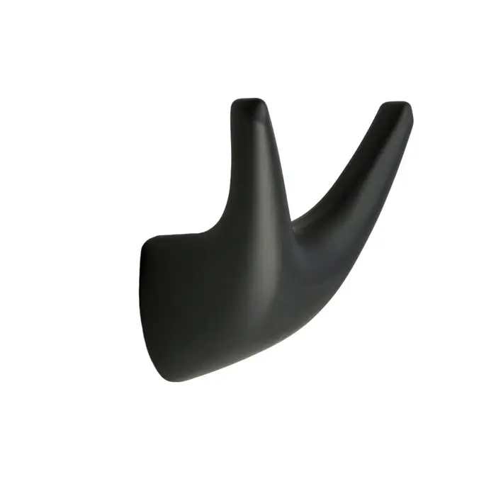 Крючок мебельный CAPPIO GOAT, двухрожковый, цвет черный