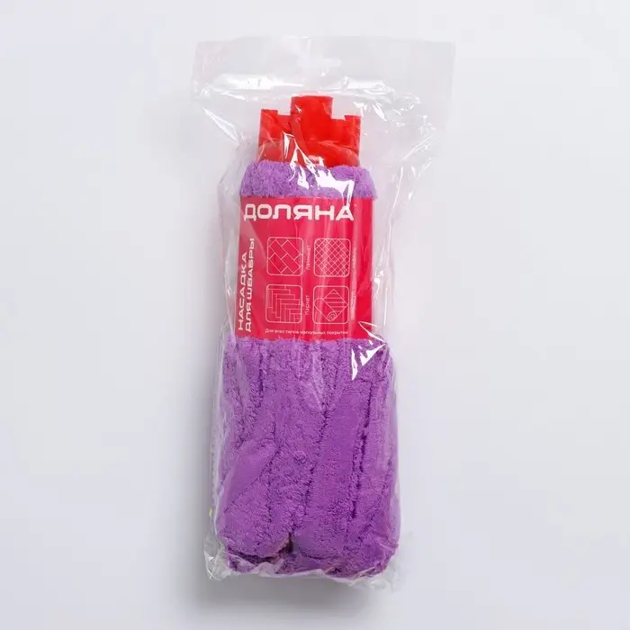 Насадка для швабры ленточная Доляна &laquo;Юбочка&raquo;, микрофибра, 28&times;7&times;7 см, МИКС