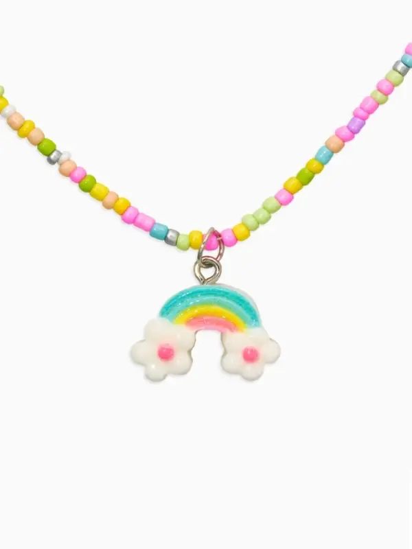 Бусы детские "Выбражулька" бисер, радуга, 38 см, разноцветные