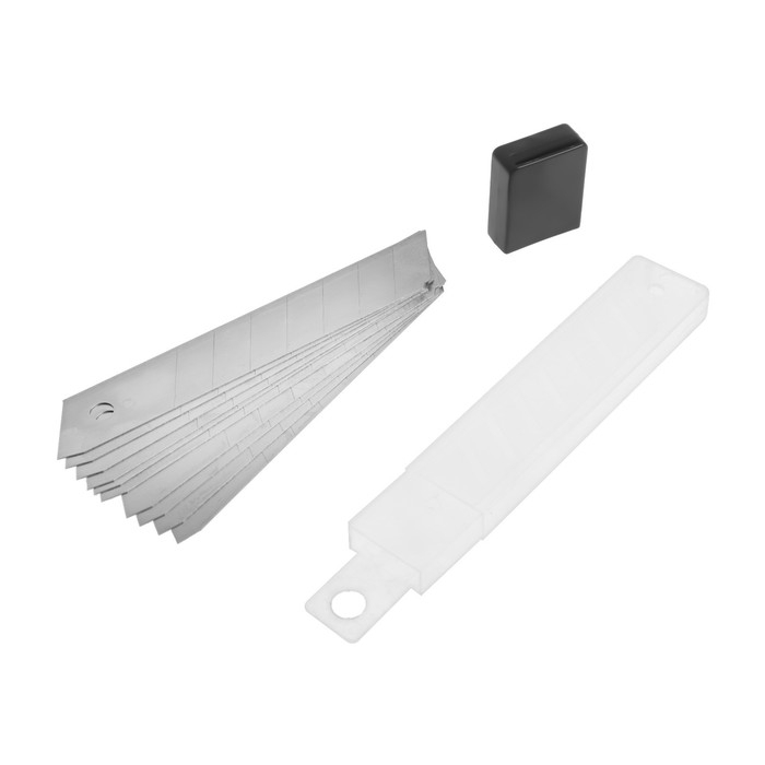 Лезвия для ножей ТУНДРА, сегментированные, 18 мм, 10 шт. Лезвия для ножей ТУНДРА, сегментированные, 18 мм, 10 шт.