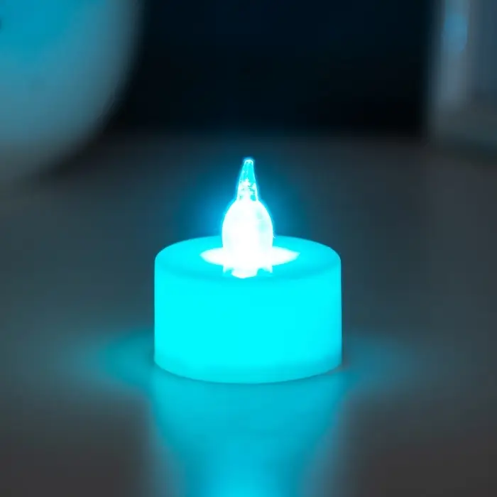 Светодиодная свеча, ночник LED RISALUX «Малая», RGB, h=4 см