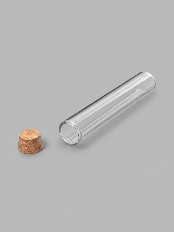 Набор баночек для хранения бисера, d=2.2&times;12 см, 36 мл, 5 шт., в контейнере, 13.5&times;13.5&times;3.5 см