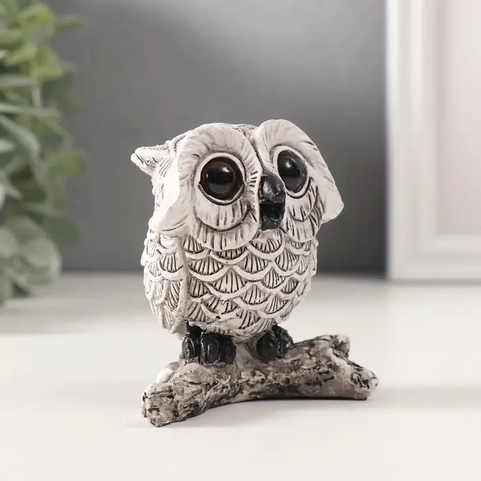 Фигурка полистоун &laquo;Маленький филин с большими глазами&raquo;, 7&times;7&times;4.5 см