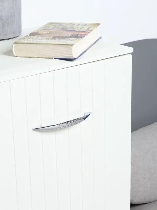 Ручка-скоба мебельная ТУНДРА LIGHT РС003AL, м/о 128 мм, цвет хром