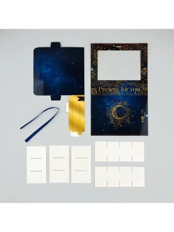 Коробка под 12 конфет с ячейками &laquo;Космос&raquo; 18.5&times;13.5&times;3.5 см