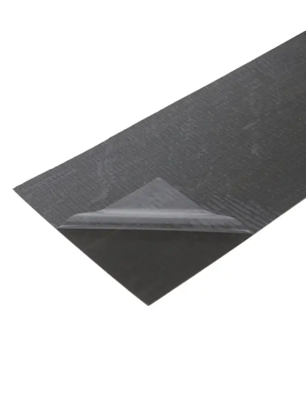 Плитка виниловая самоклеящаяся 91х15 см, дуб коричневый