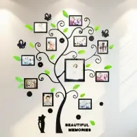 Наклейка интерьерная с фоторамками TAKE IT EASY, декор настенный, панно на стену 190&times;156 см