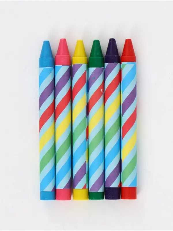 УМ И ХРУМ Восковые карандаши, 6 цветов