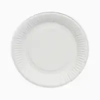 Тарелка одноразовая бумажная &laquo;Красные цветы&raquo;, 23 см