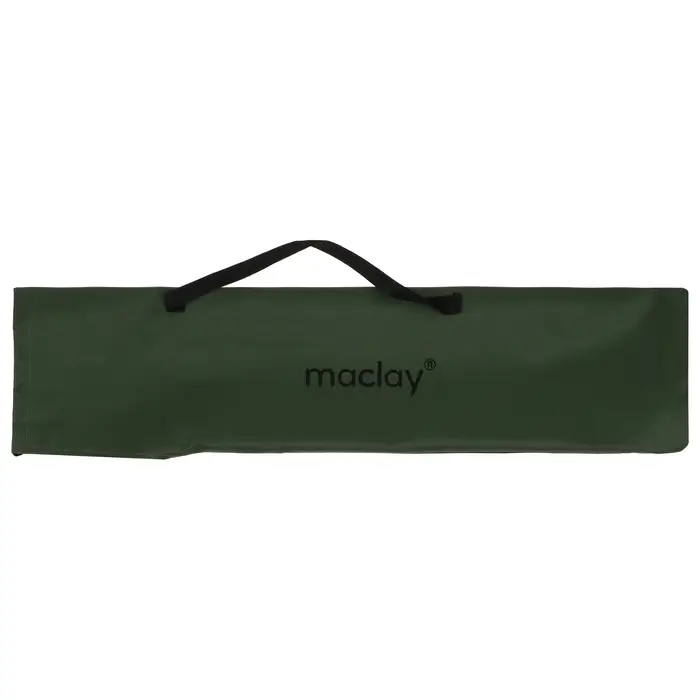 Кресло складное maclay, с подстаканником 48&times;48&times;76 см, до 100 кг, зелёное