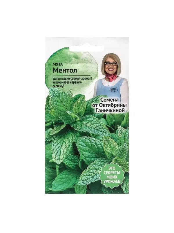 Набор семян Мята Набор семян Мята "Ментол", 5 шт.
