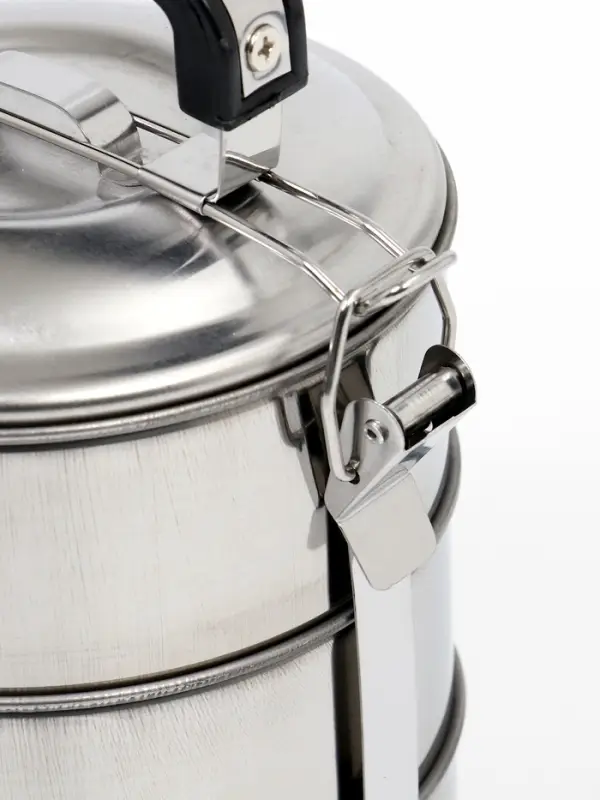 Ланч бокс TAKE IT EASY &laquo;Альструп&raquo;, 2.1 л, 3 уровня, нержавеющая сталь, серебристый