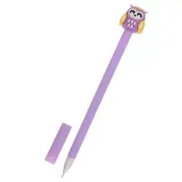 Ручка гелевая-прикол МИКС Сова