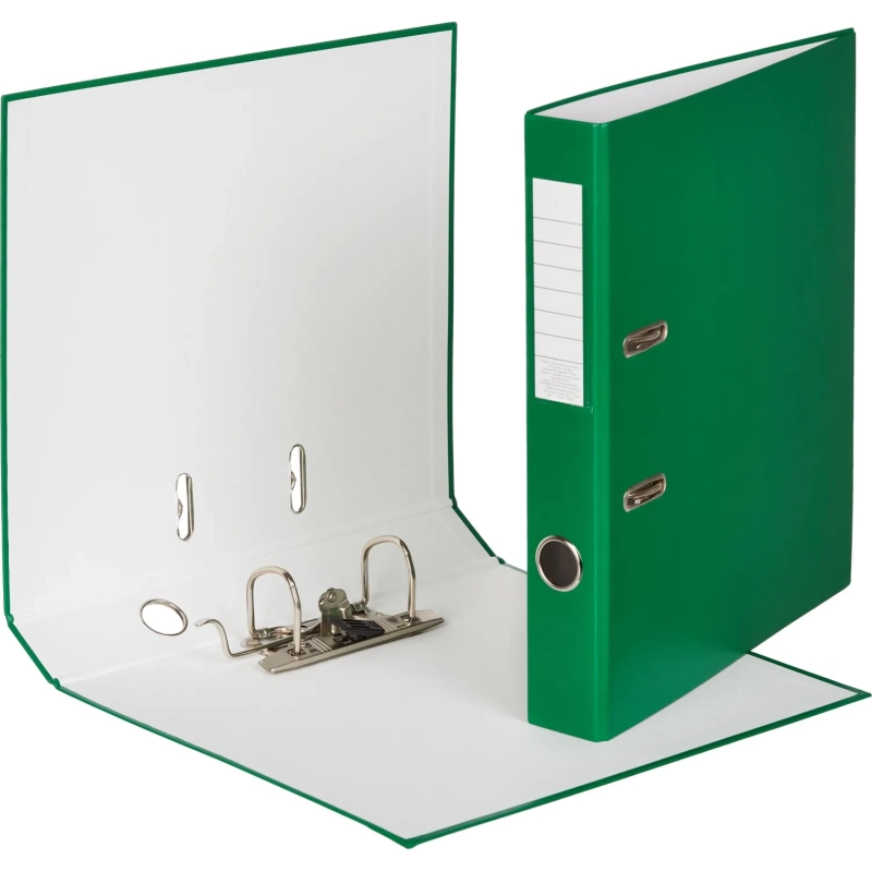 Папка-регистратор  50мм, 10шт/уп, зеленый,ПБП1,карм.кор