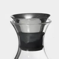 Графин &laquo;Тео&raquo;, 1 л, с крышкой-клапаном, стекло, прозрачный