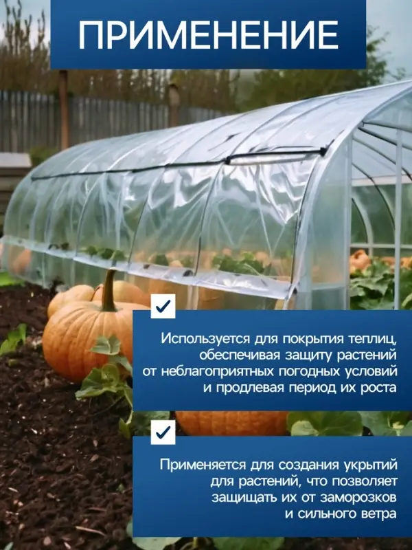 Плёнка армированная, полиэтиленовая с леской, 10&times;2 м, толщина 400 мкм, с УФ-стабилизатором, Greengo