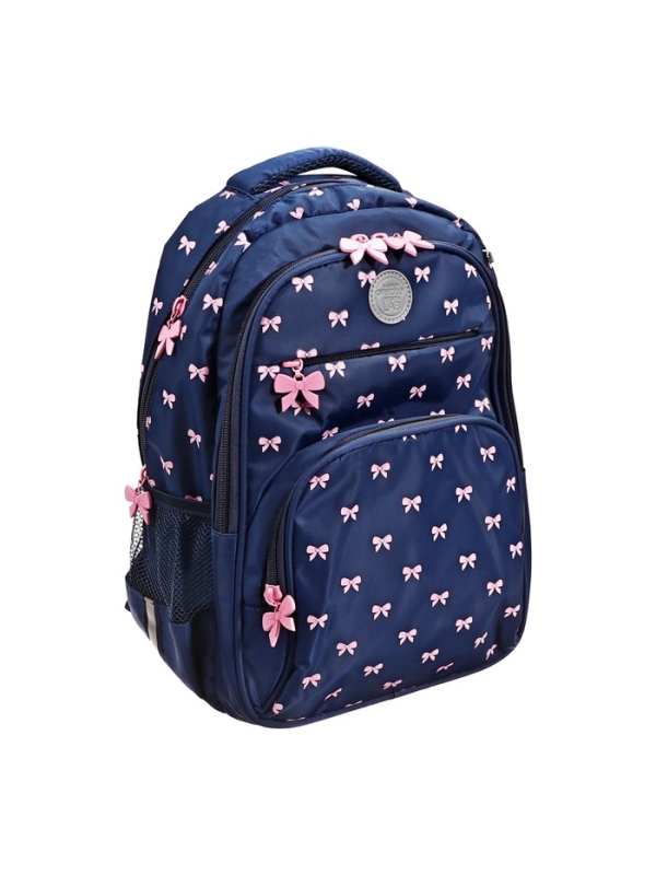 Рюкзак школьный, 39×28×20 см, Grizzly, эргономичная спинка, синий, RG-568-2_3 Рюкзак школьный, 39×28×20 см, Grizzly, эргономичная спинка, синий, RG-568-2_3